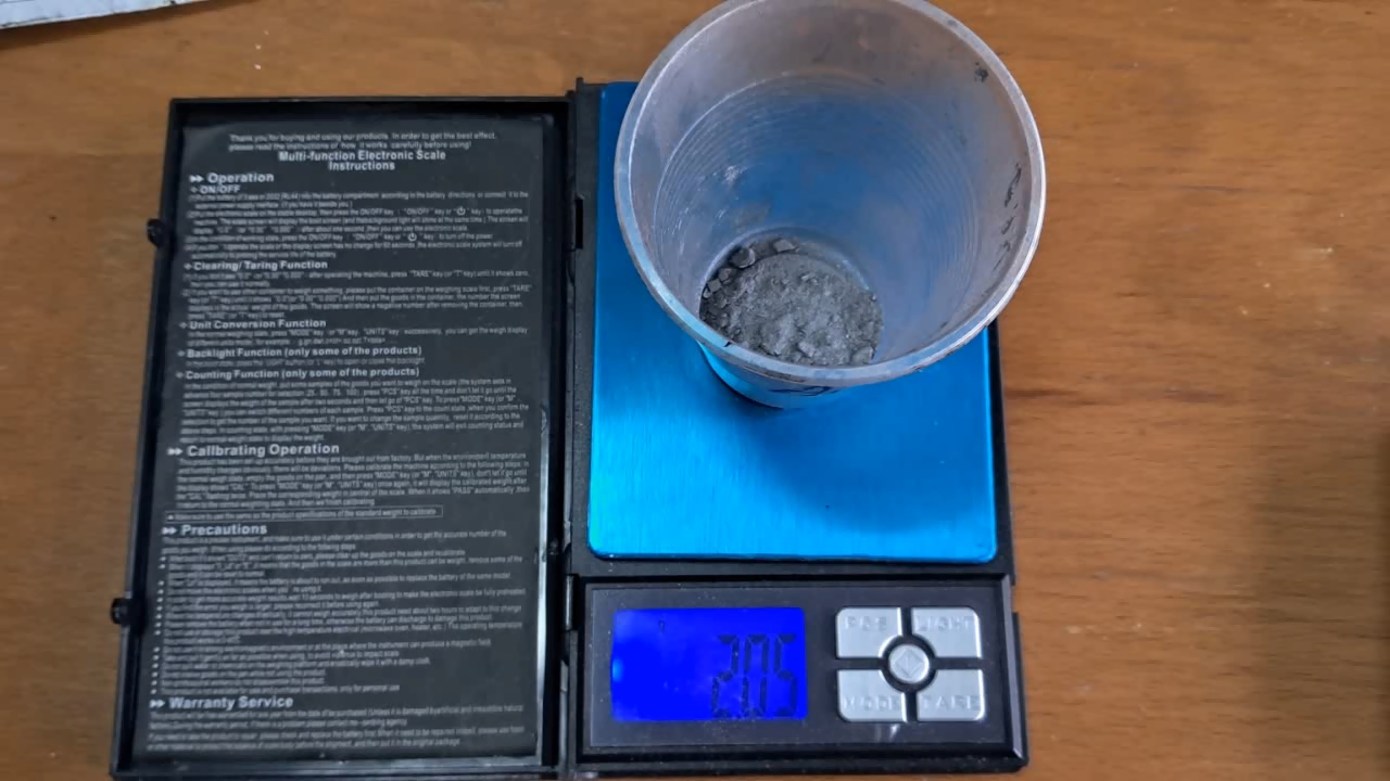 Combustion of Thermite: Calcium Sulfate/Aluminum (CaSO4/Al)