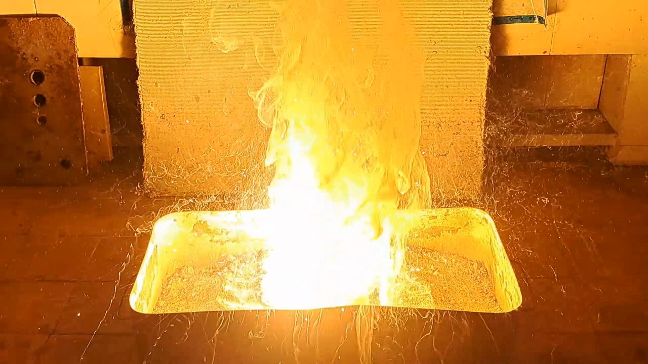 Combustion of Thermite: Calcium Sulfate/Aluminum (CaSO4/Al)