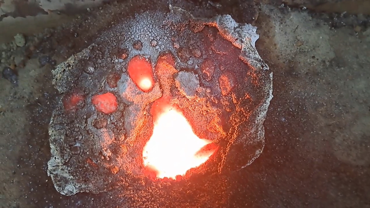 Combustion of Thermite: Calcium Sulfate/Aluminum (CaSO4/Al)