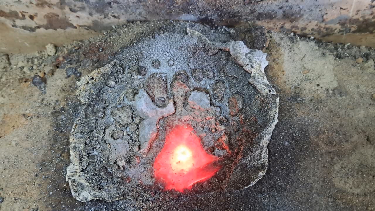 Combustion of Thermite: Calcium Sulfate/Aluminum (CaSO4/Al)