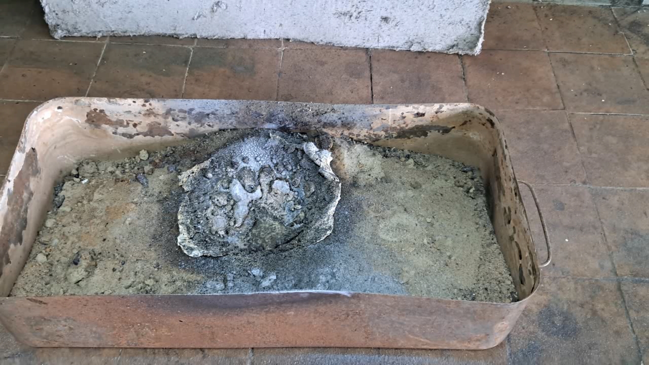 Combustion of Thermite: Calcium Sulfate/Aluminum (CaSO4/Al)