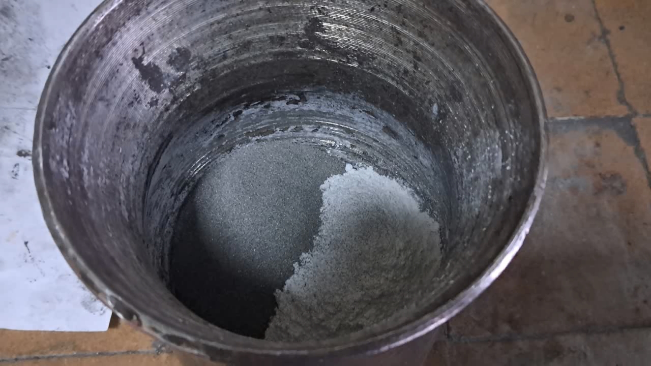 Combustion of Thermite: Calcium Sulfate/Aluminum (CaSO4/Al)
