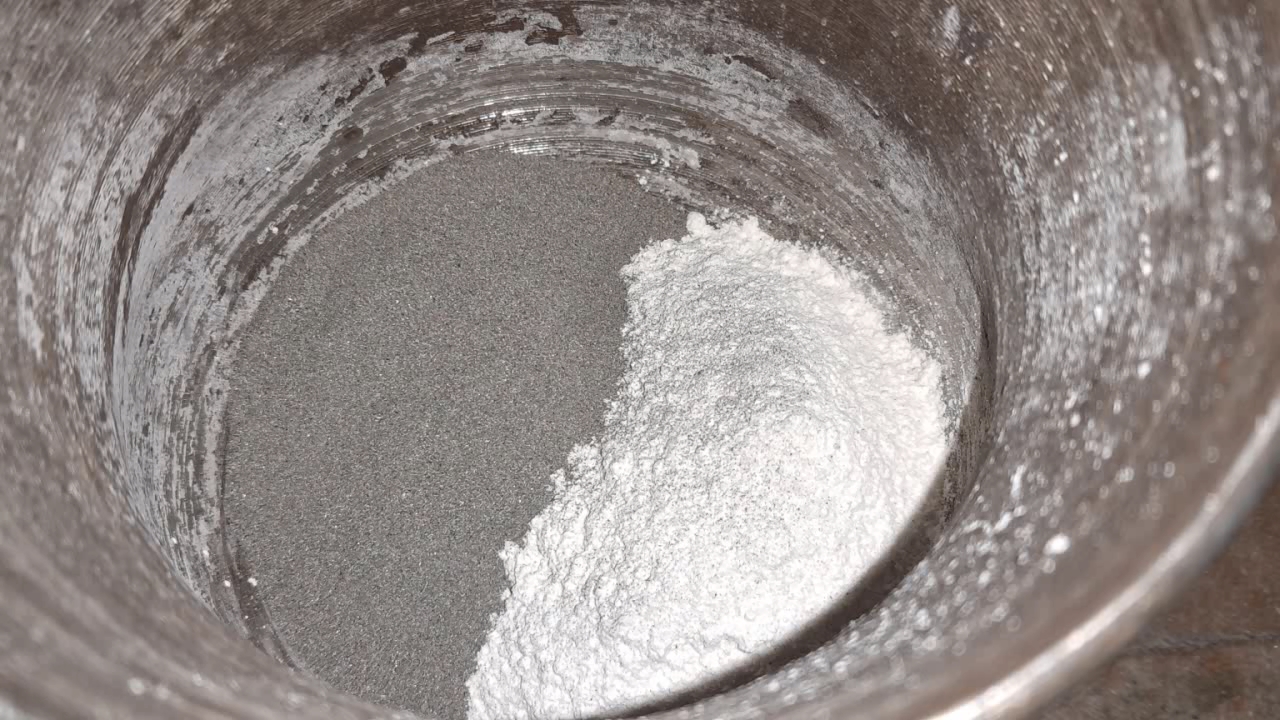 Combustion of Thermite: Calcium Sulfate/Aluminum (CaSO4/Al)