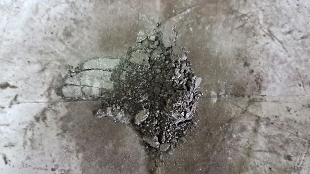 Combustion of Thermite: Calcium Sulfate/Aluminum (CaSO4/Al)