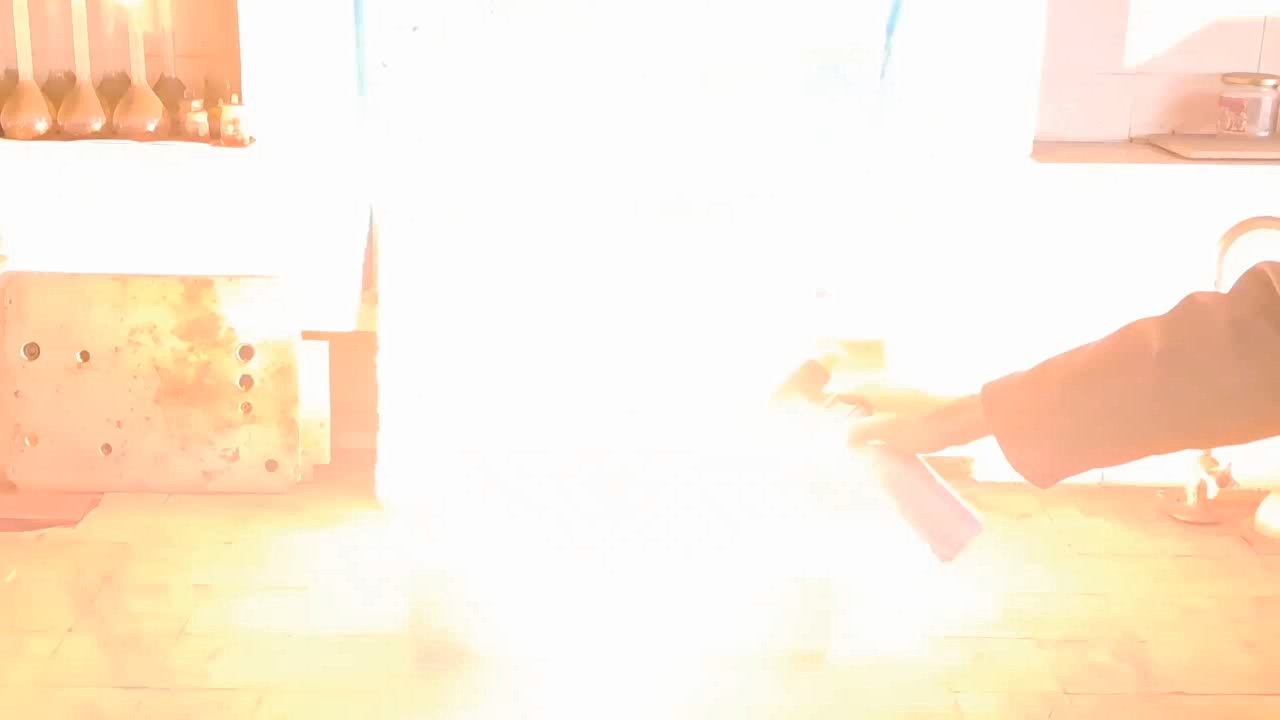 Combustion of Thermite: Calcium Sulfate/Aluminum (CaSO4/Al)