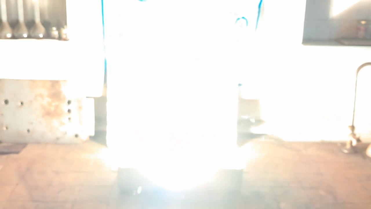 Combustion of Thermite: Calcium Sulfate/Aluminum (CaSO4/Al)