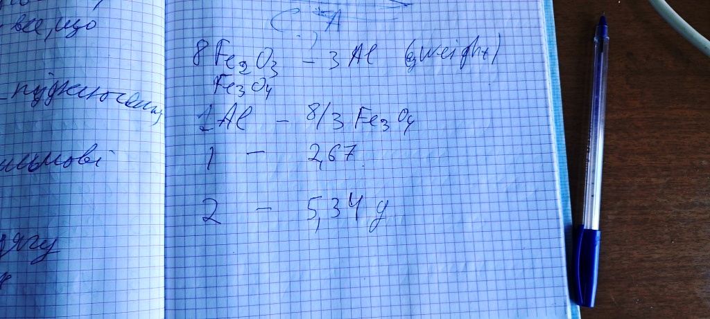 Combustion of Thermite: Iron(II, III) Oxide/Aluminum (Fe3O4/Al)