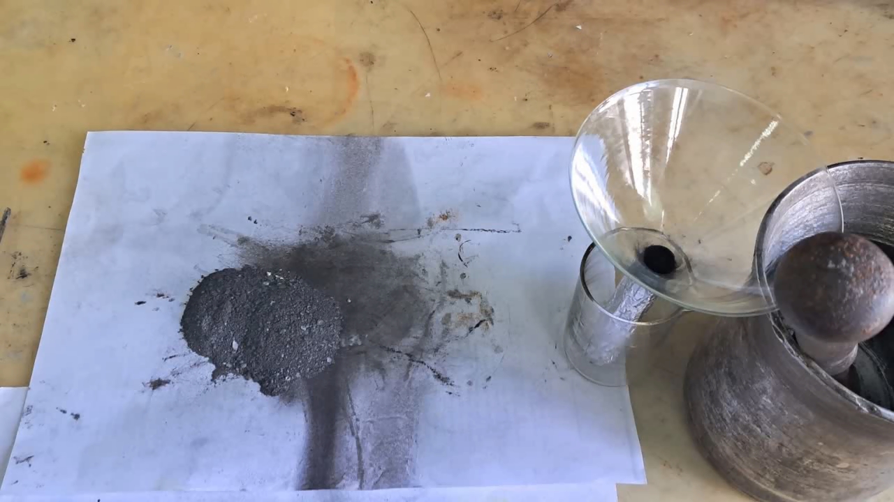 Combustion of Thermite: Iron(II, III) Oxide/Aluminum (Fe3O4/Al)