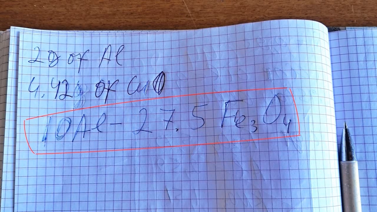 Fe3O4/Al Thermite: Soot in Iron Oxide Iron(II, III)