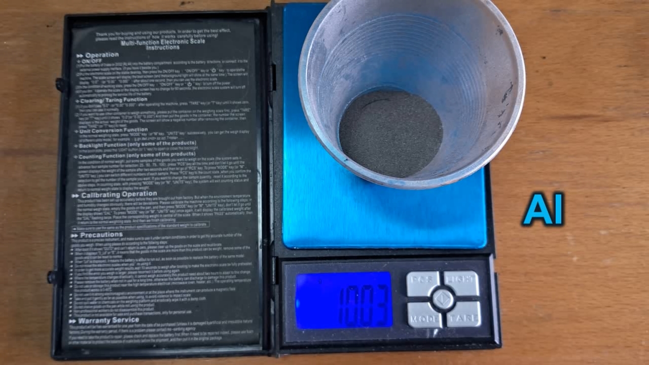 Fe3O4/Al Thermite: Soot in Iron Oxide Iron(II, III)