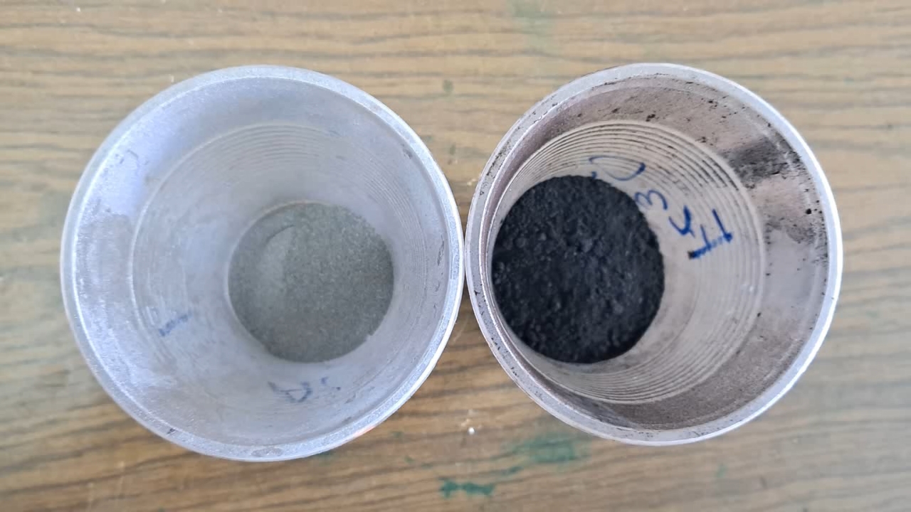Fe3O4/Al Thermite: Soot in Iron Oxide Iron(II, III)