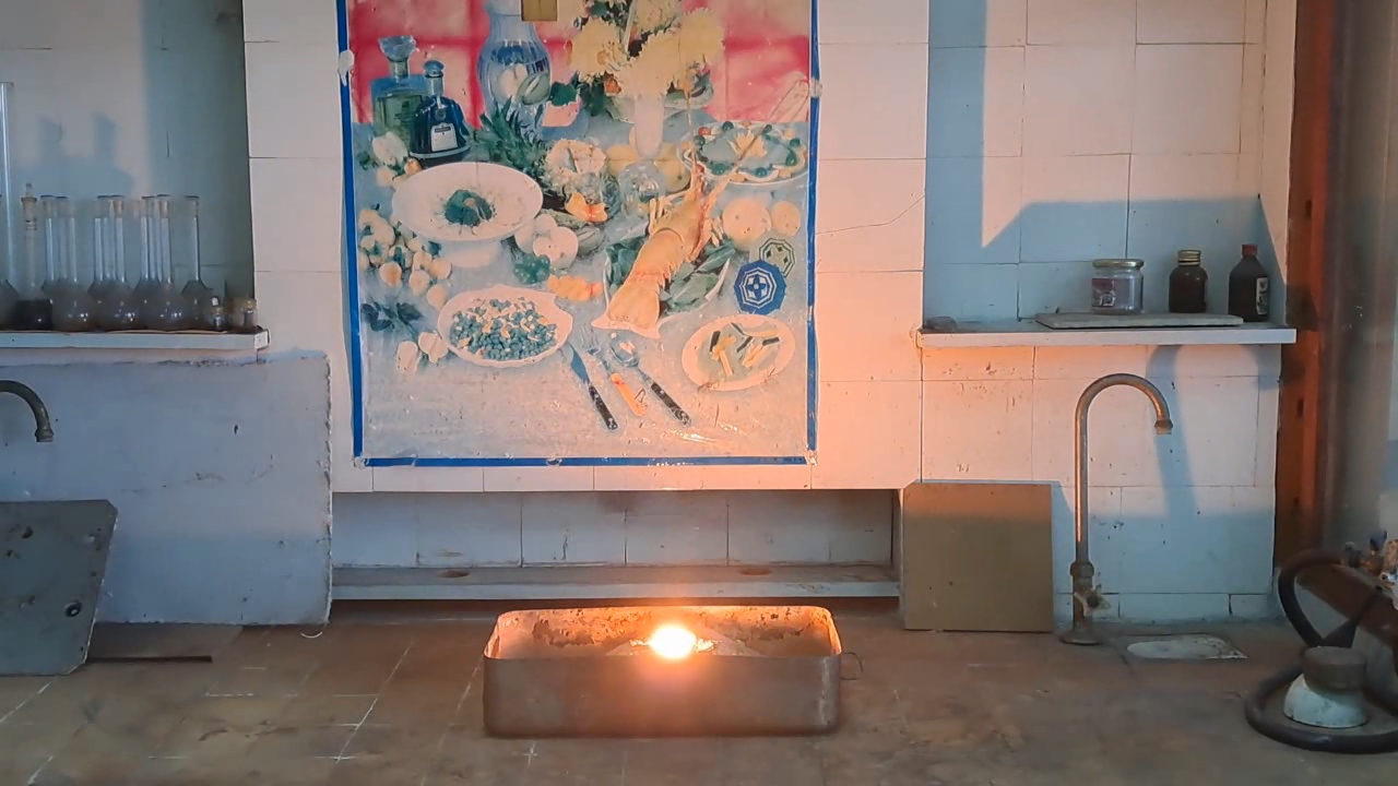 Combustion of Thermite: Iron(II, III) Oxide/Aluminum (Fe3O4/Al)