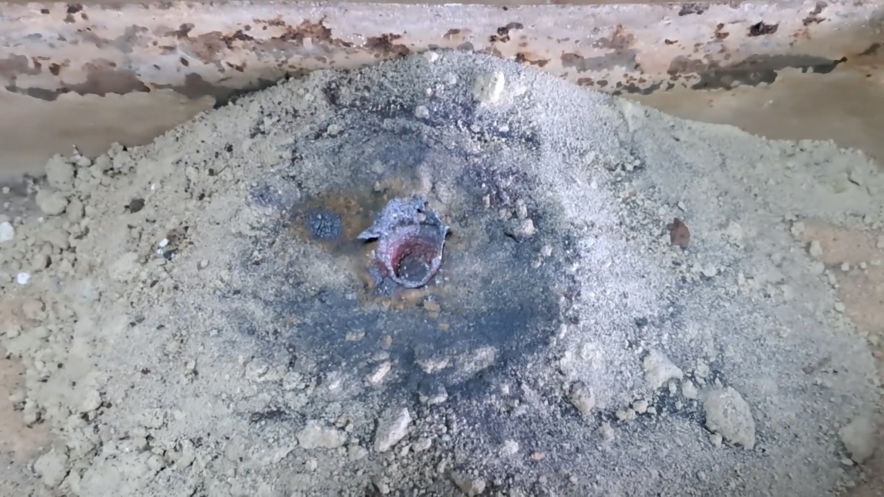 Combustion of Thermite: Iron(II, III) Oxide/Aluminum (Fe3O4/Al)