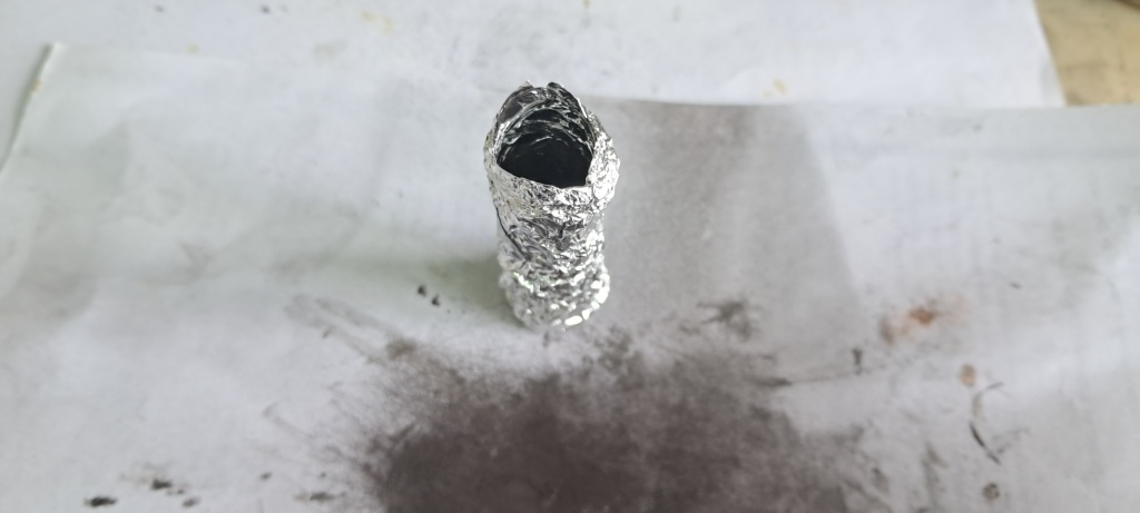 Combustion of Thermite: Iron(II, III) Oxide/Aluminum (Waste), Fe3O4/Al