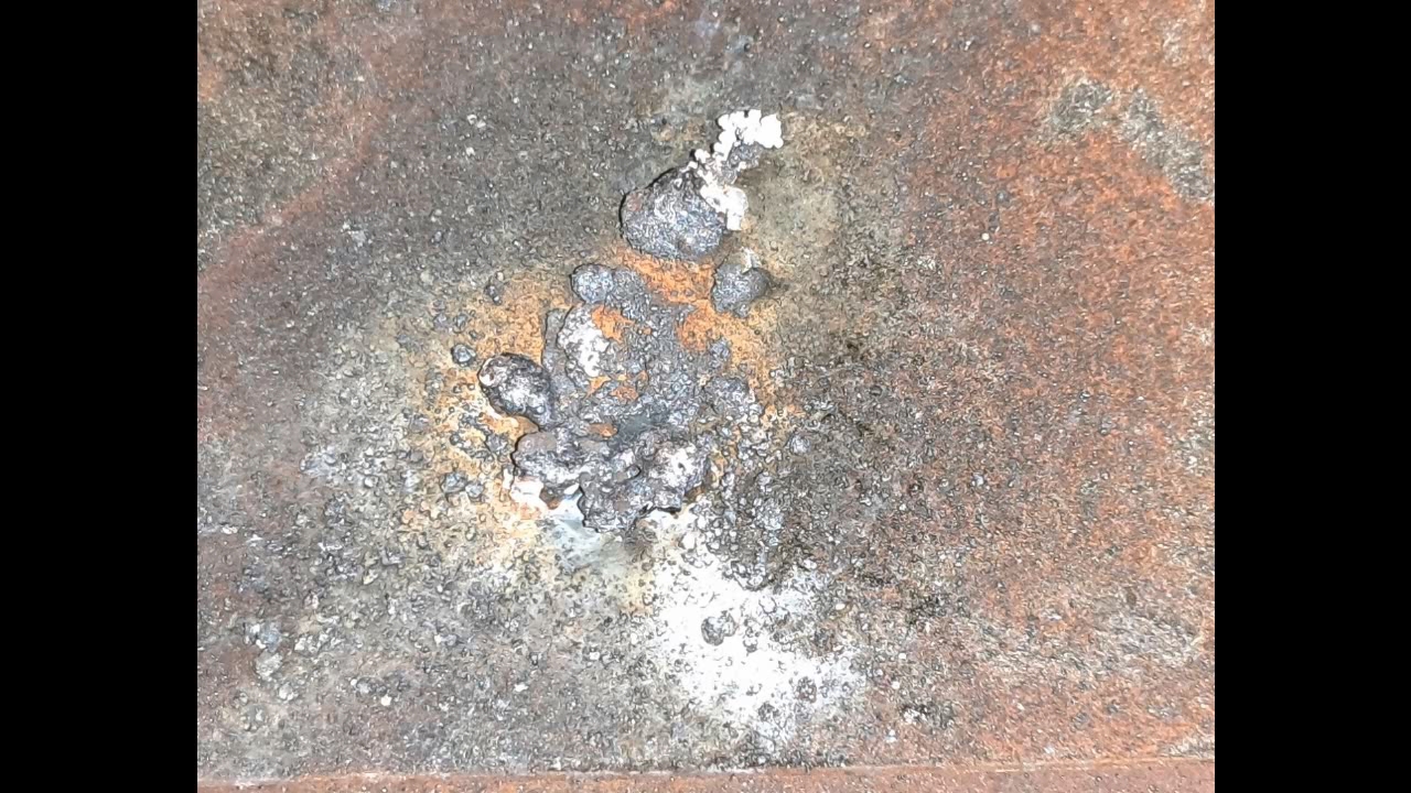 Combustion of Thermite: Iron(II, III) Oxide/Aluminum (Fe3O4/Al)