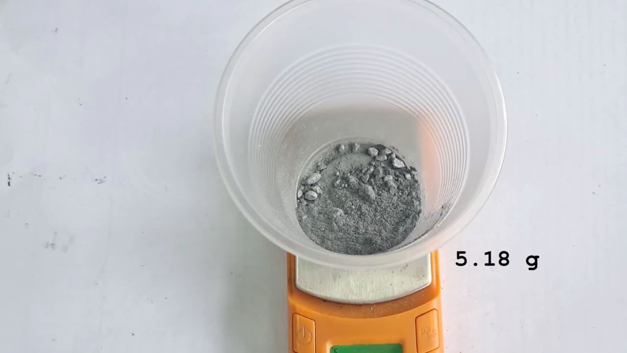 Combustion of Thermite (Fe3O4 + KNO3 + Al + S)