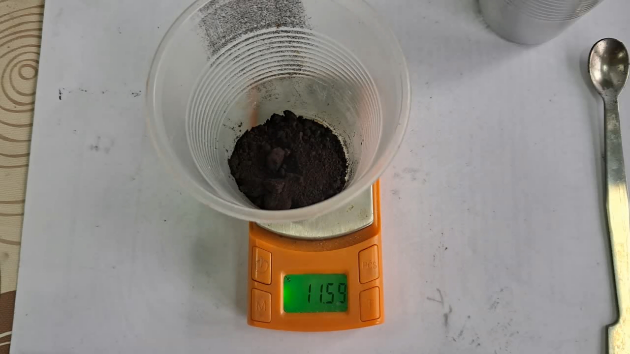Combustion of Thermite (Fe3O4 + KNO3 + Al + S)