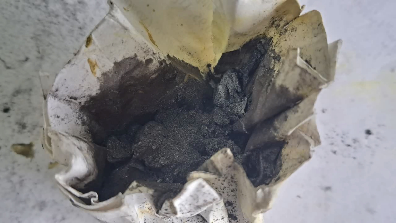Combustion of Thermite (Fe3O4 + KNO3 + Al + S)