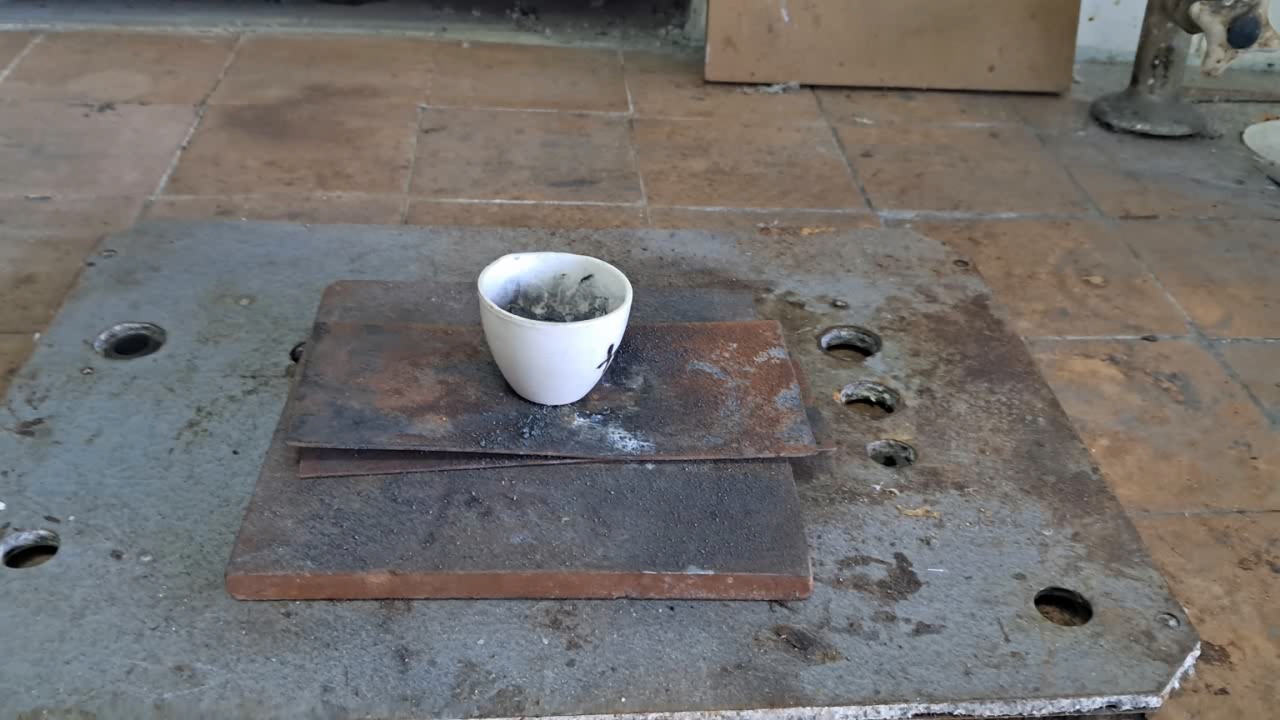 Combustion of Thermite: Iron(II, III) Oxide/Aluminum (Fe3O4/Al)