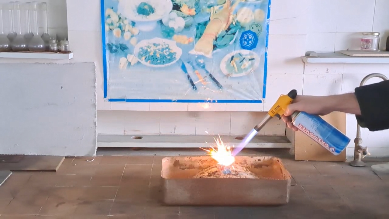Combustion of Thermite: Fe3O4 + KNO3 + Al (waste) + S - Part 7