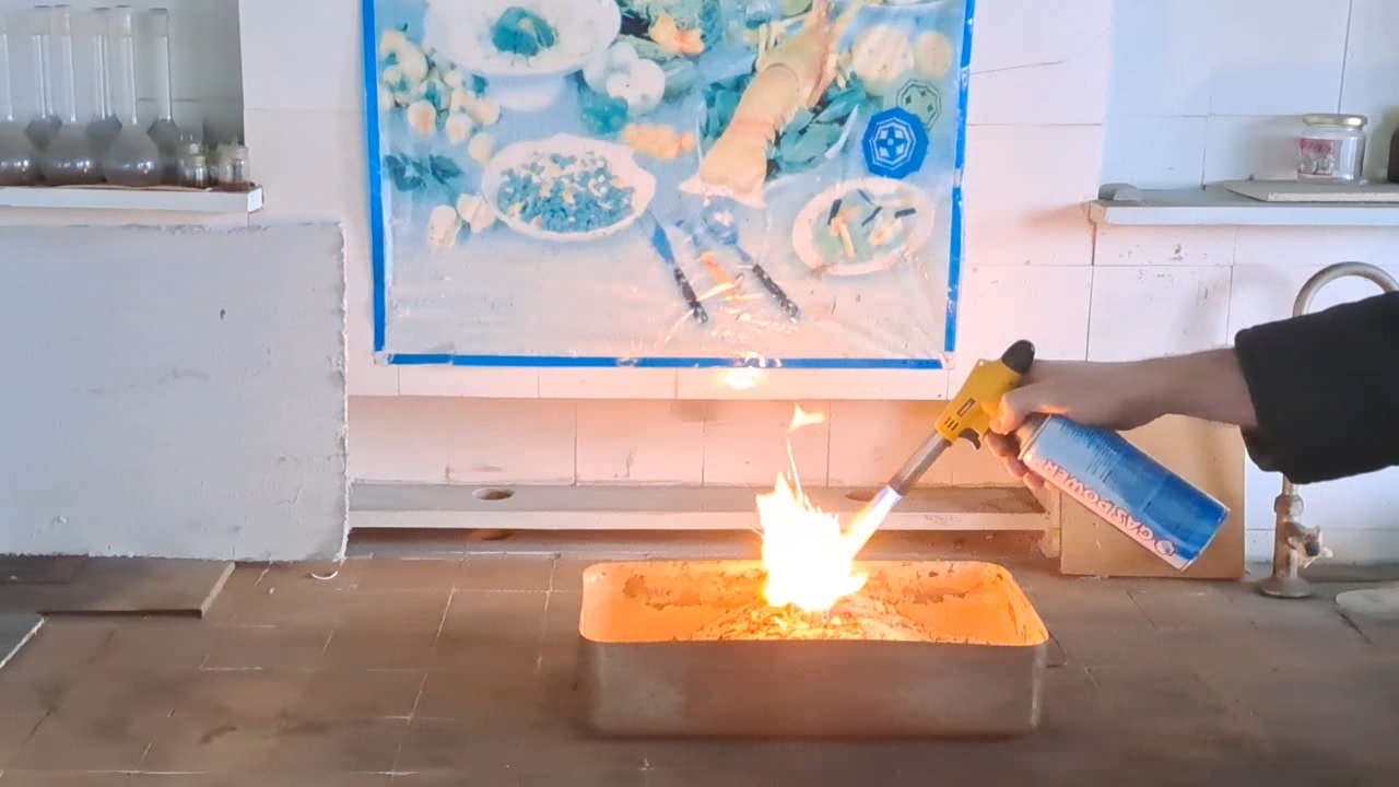 Combustion of Thermite: Fe3O4 + KNO3 + Al (waste) + S - Part 7