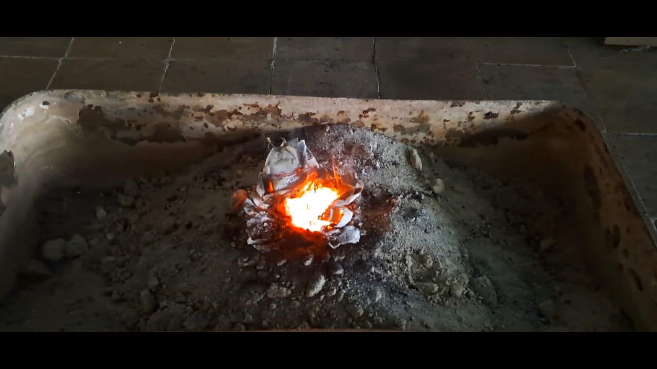 Combustion of Thermite: Fe3O4 + KNO3 + Al (waste) + S - Part 7