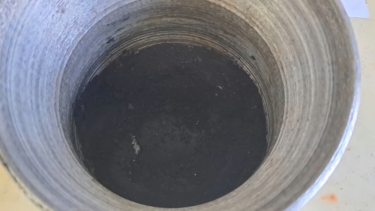 Combustion of Thermite: Fe3O4 + KNO3 + Al (waste) + S
