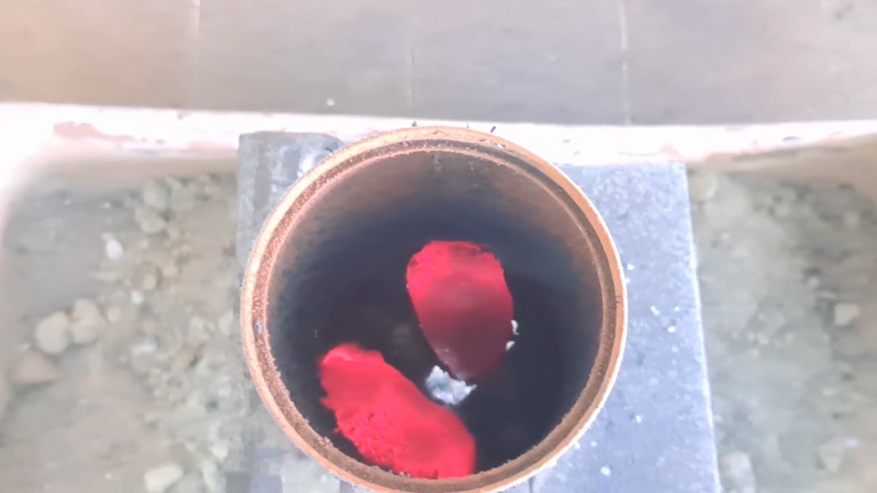 Combustion of Thermite: Iron(II, III) Oxide/Aluminum (Fe3O4/Al)