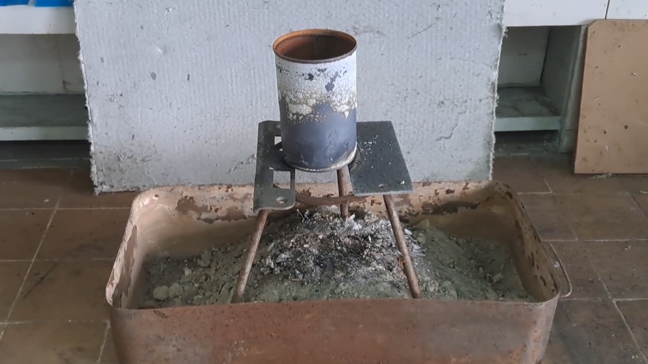 Combustion of Thermite: Iron(II, III) Oxide/Aluminum (Fe3O4/Al)