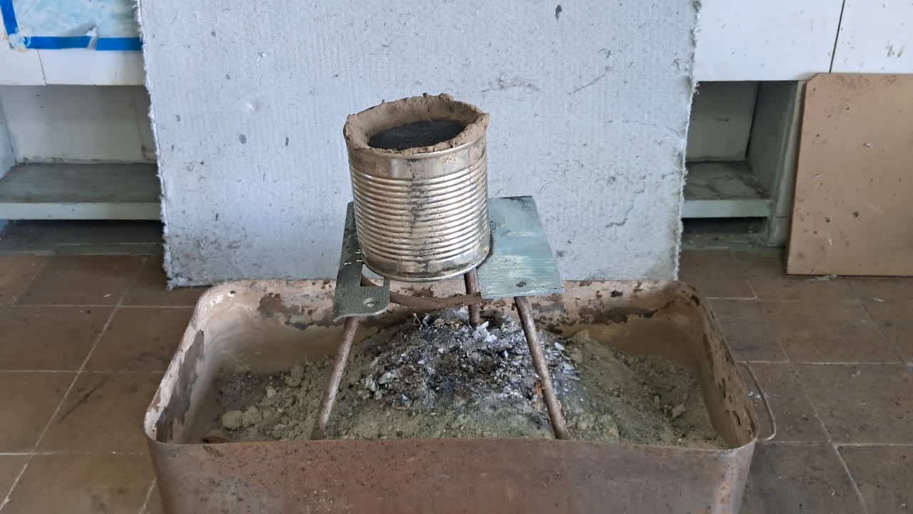 Combustion of Thermite: Iron(II, III) Oxide/Aluminum (Fe3O4/Al)