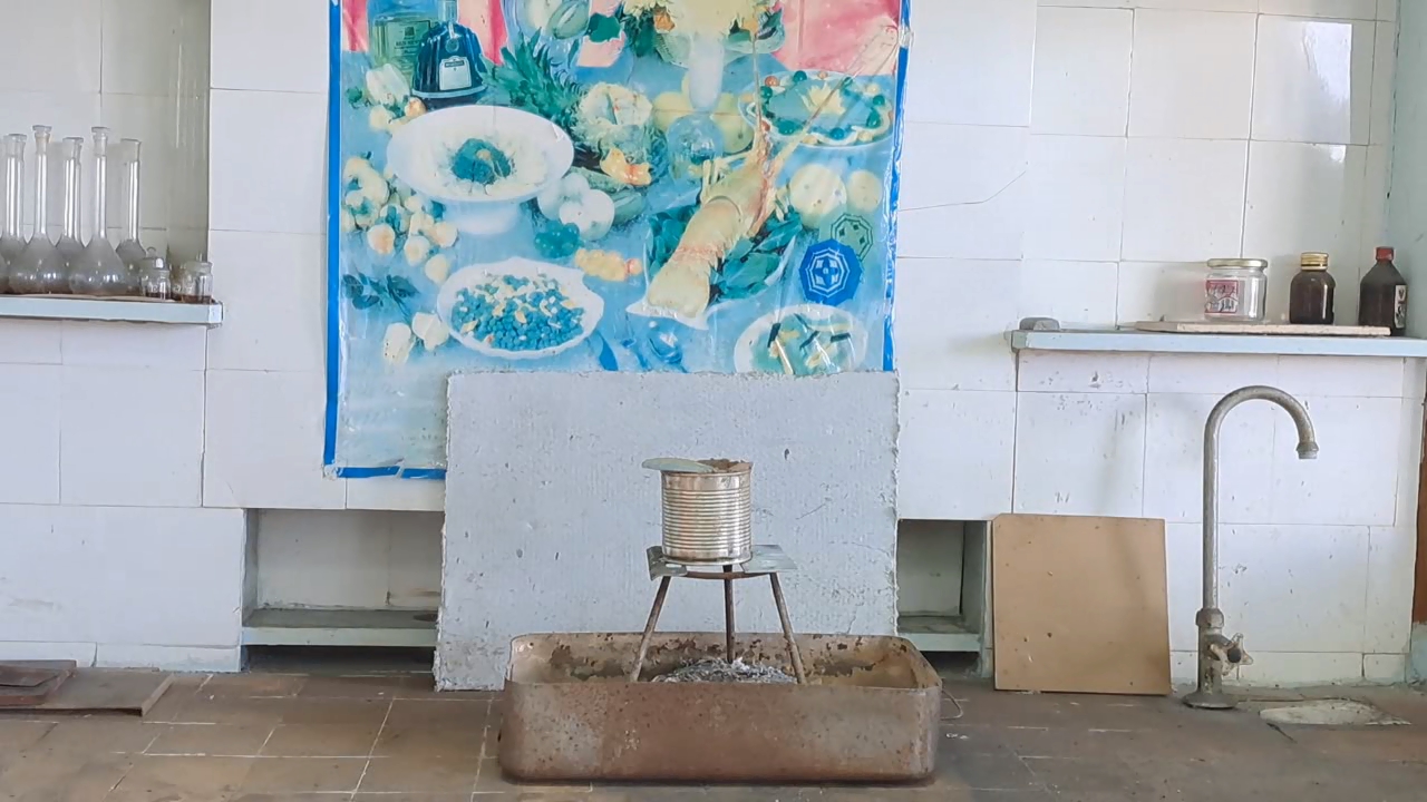 Combustion of Thermite: Iron(II, III) Oxide/Aluminum (Fe3O4/Al)