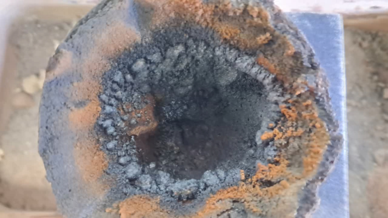 Combustion of Thermite: Iron(II, III) Oxide/Aluminum (Fe3O4/Al)