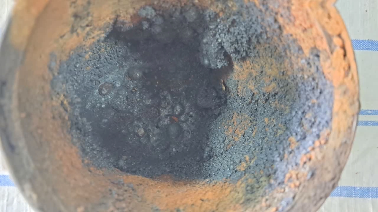 Combustion of Thermite: Iron(II, III) Oxide/Aluminum (Fe3O4/Al)