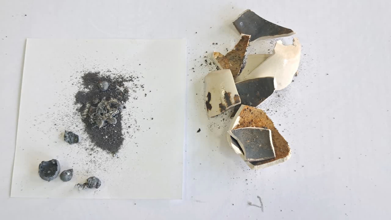 Combustion of Thermite: Iron(II, III) Oxide/Aluminum (Fe3O4/Al)