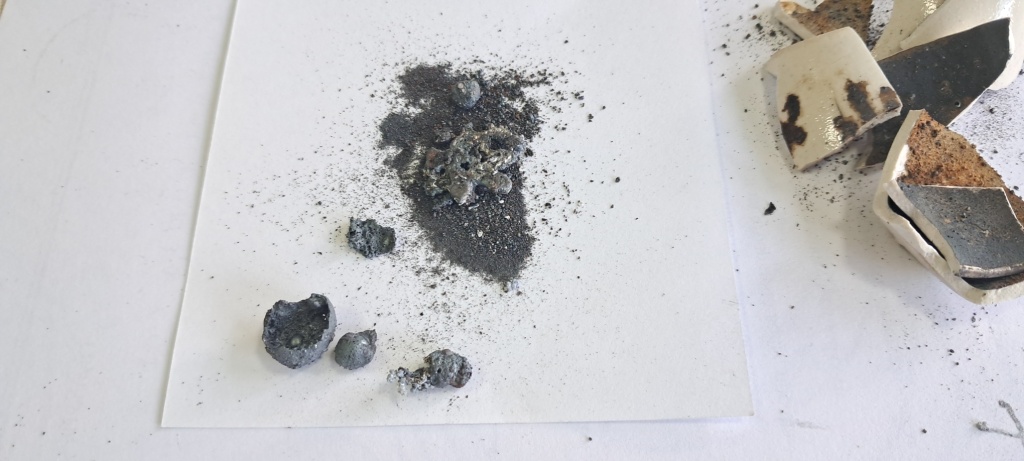Combustion of Thermite: Iron(II, III) Oxide/Aluminum (Fe3O4/Al)