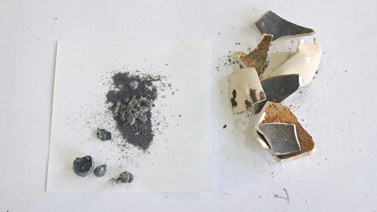 Combustion of Thermite: Iron(II, III) Oxide/Aluminum (Fe3O4/Al)