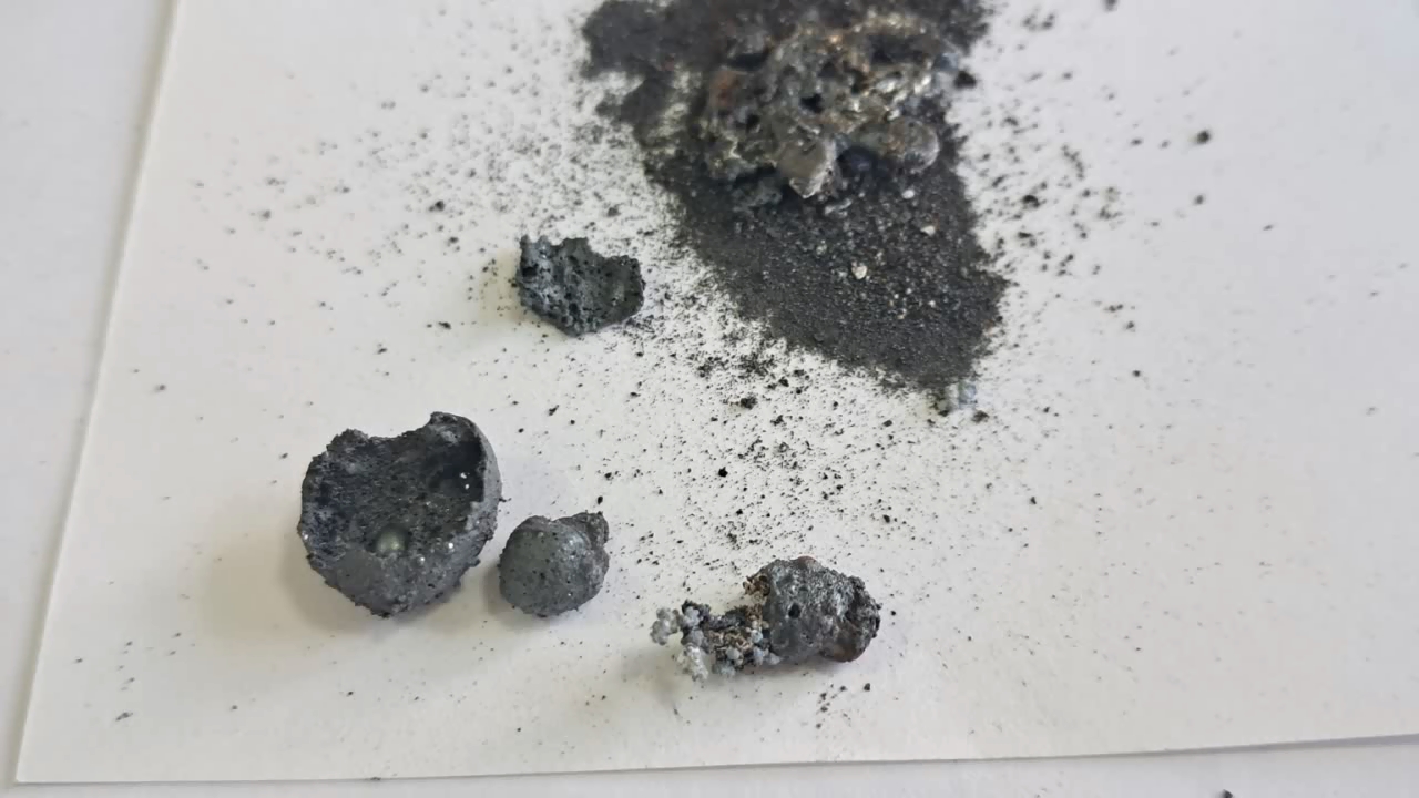 Combustion of Thermite: Iron(II, III) Oxide/Aluminum (Fe3O4/Al)