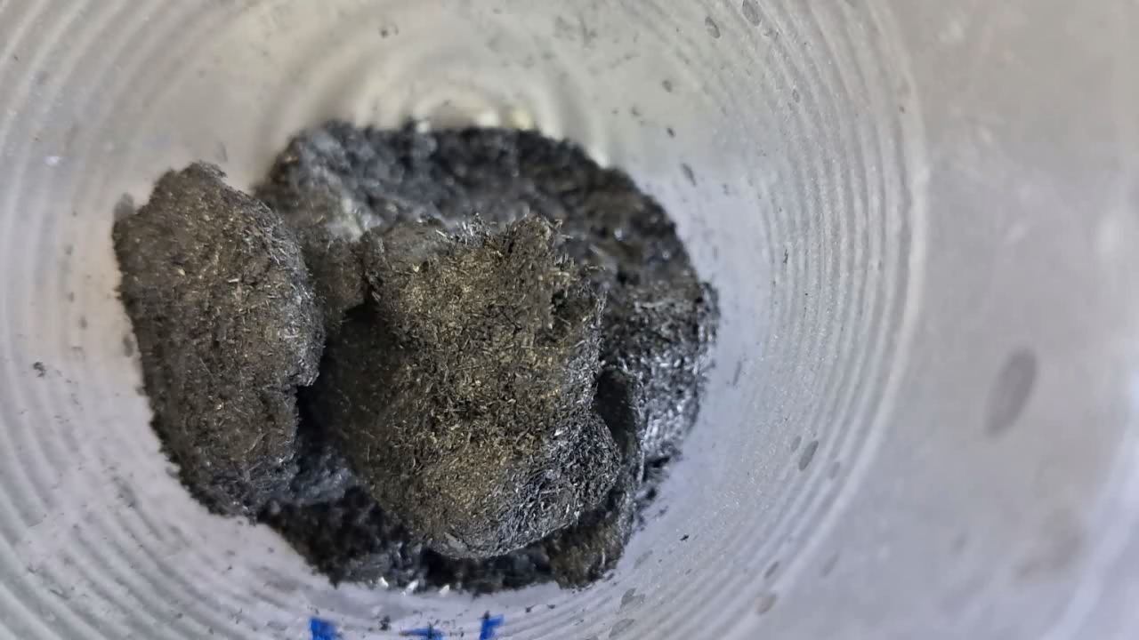 Combustion of Thermite: Fe3O4 + KNO3 + Al (waste)