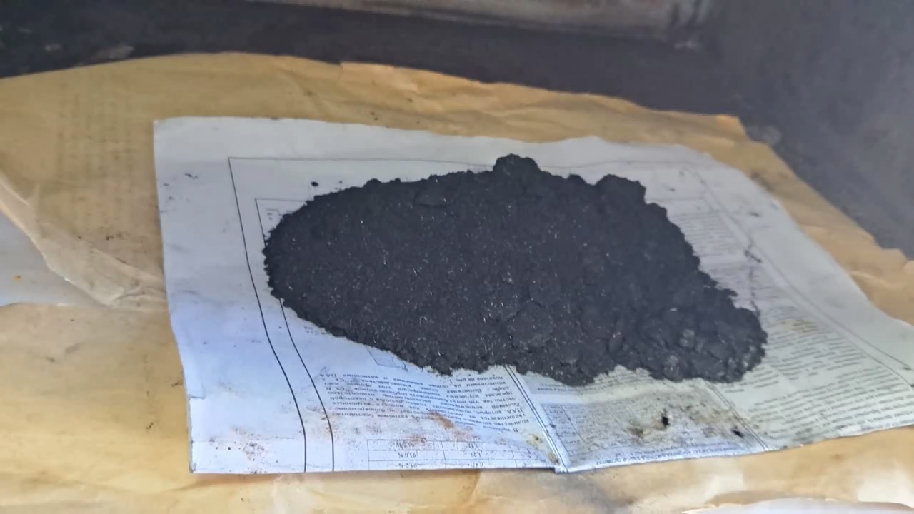 Combustion of Thermite: Fe3O4 + KNO3 + Al (waste)