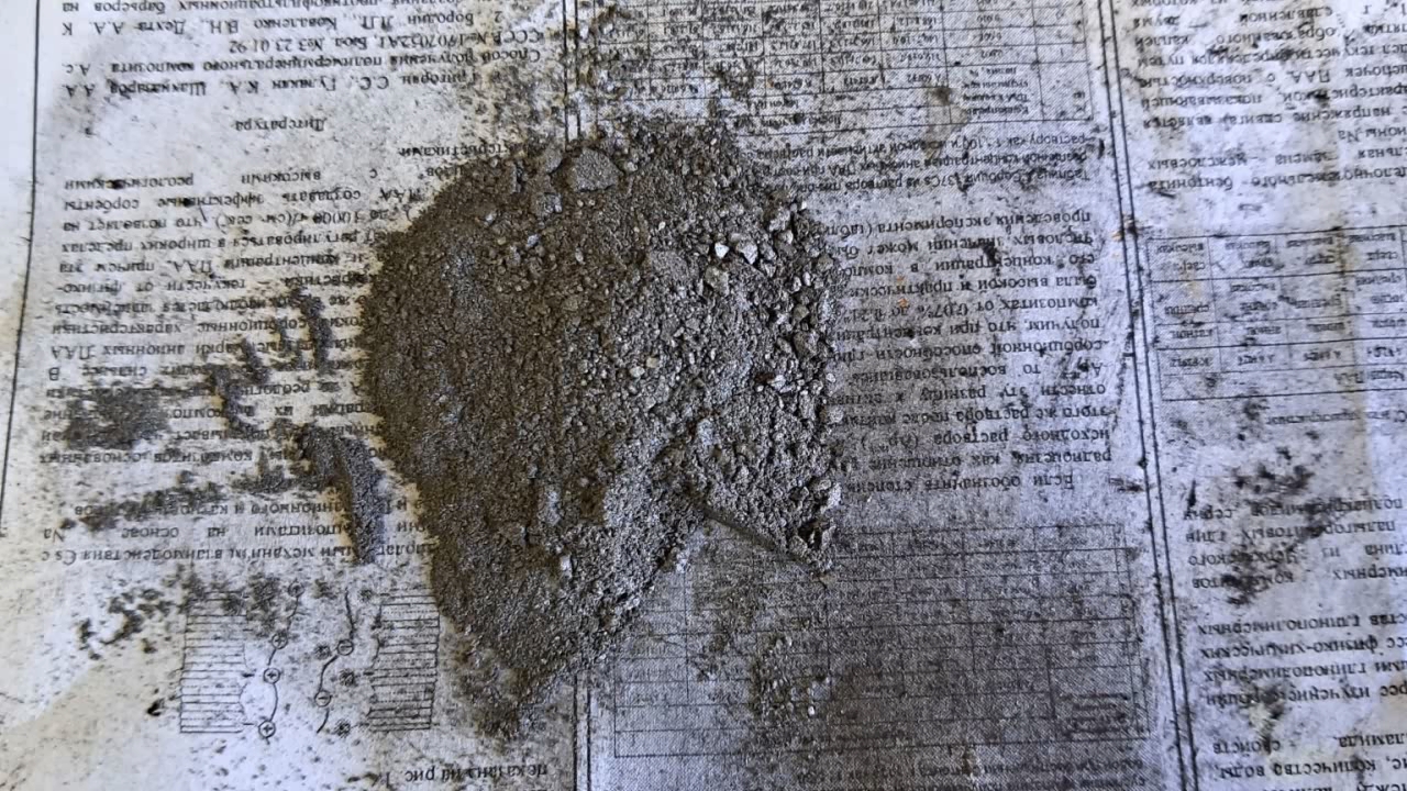 Combustion of Thermite: Fe3O4 + KNO3 + Al (waste)