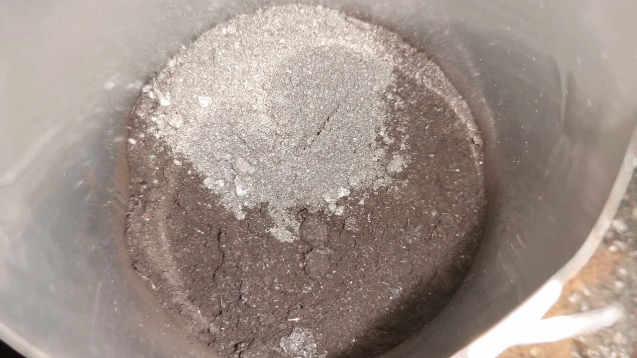 Combustion of Thermite: Fe3O4 + KNO3 + Al (waste)