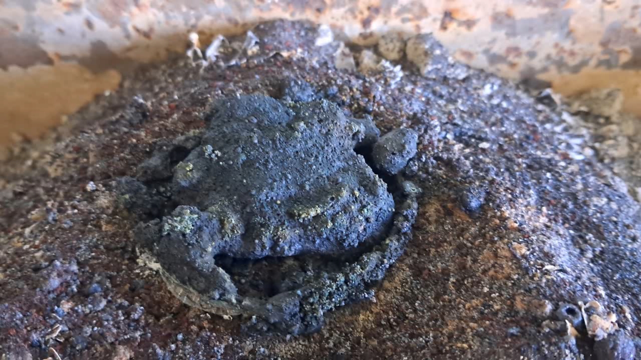 Combustion of Thermite: Fe3O4 + KNO3 + Al (waste)