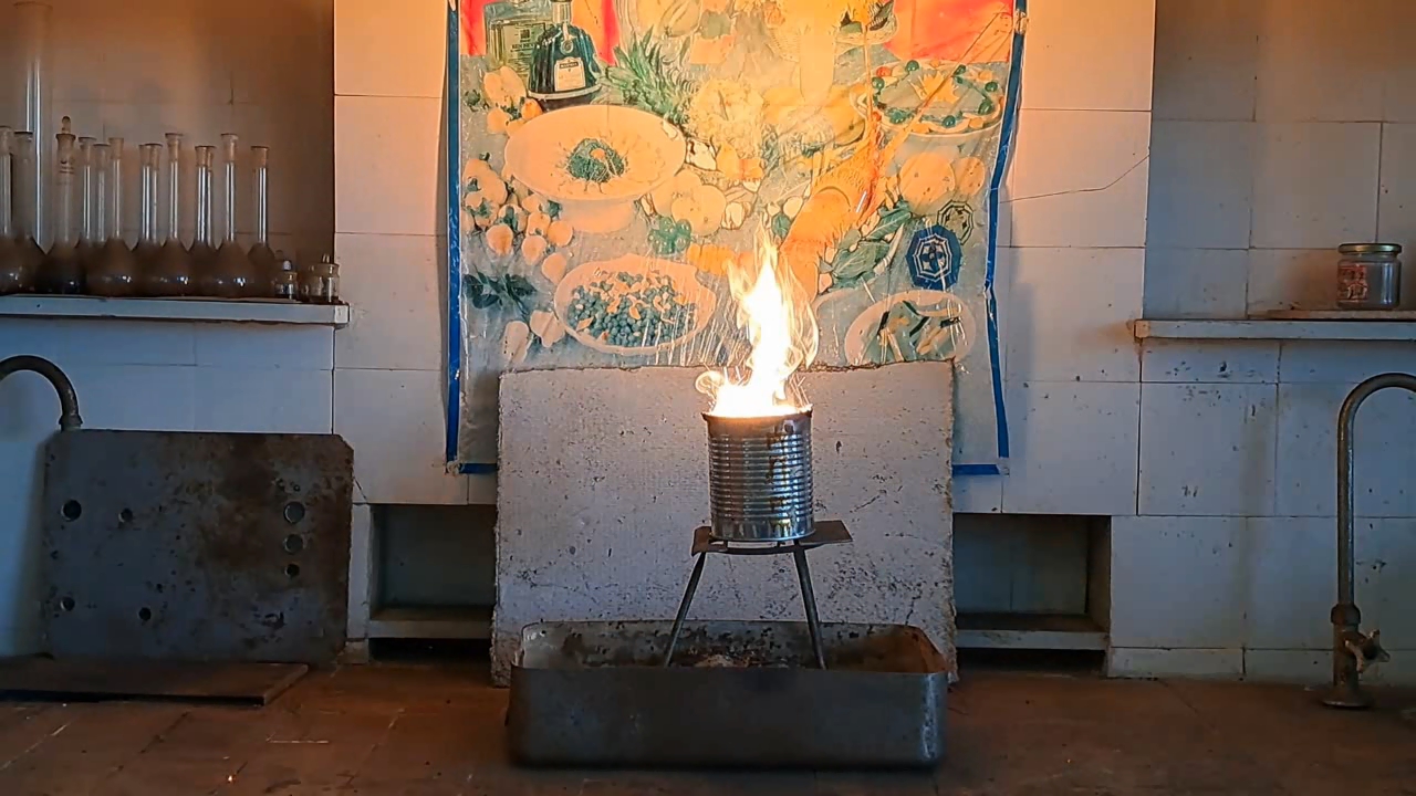 Combustion of Thermite: Iron(II, III) Oxide/Aluminum (Fe3O4/Al)