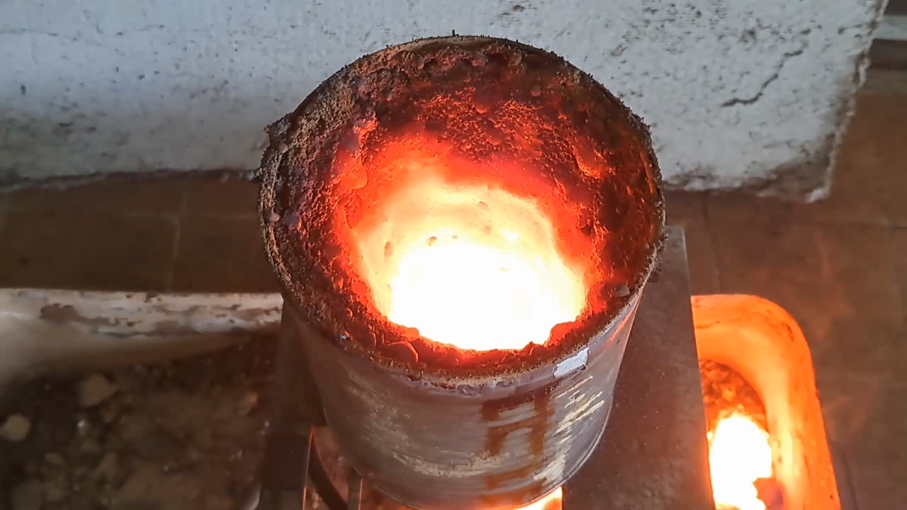 Combustion of Thermite: Iron(II, III) Oxide/Aluminum (Fe3O4/Al)
