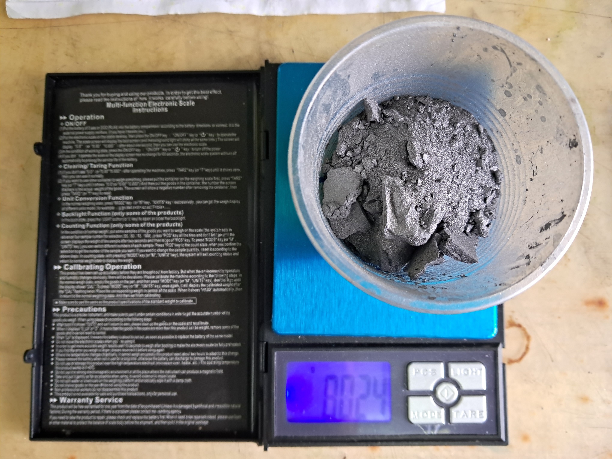 Combustion of Thermite: Iron(II, III) Oxide/Aluminum (Fe3O4/Al)