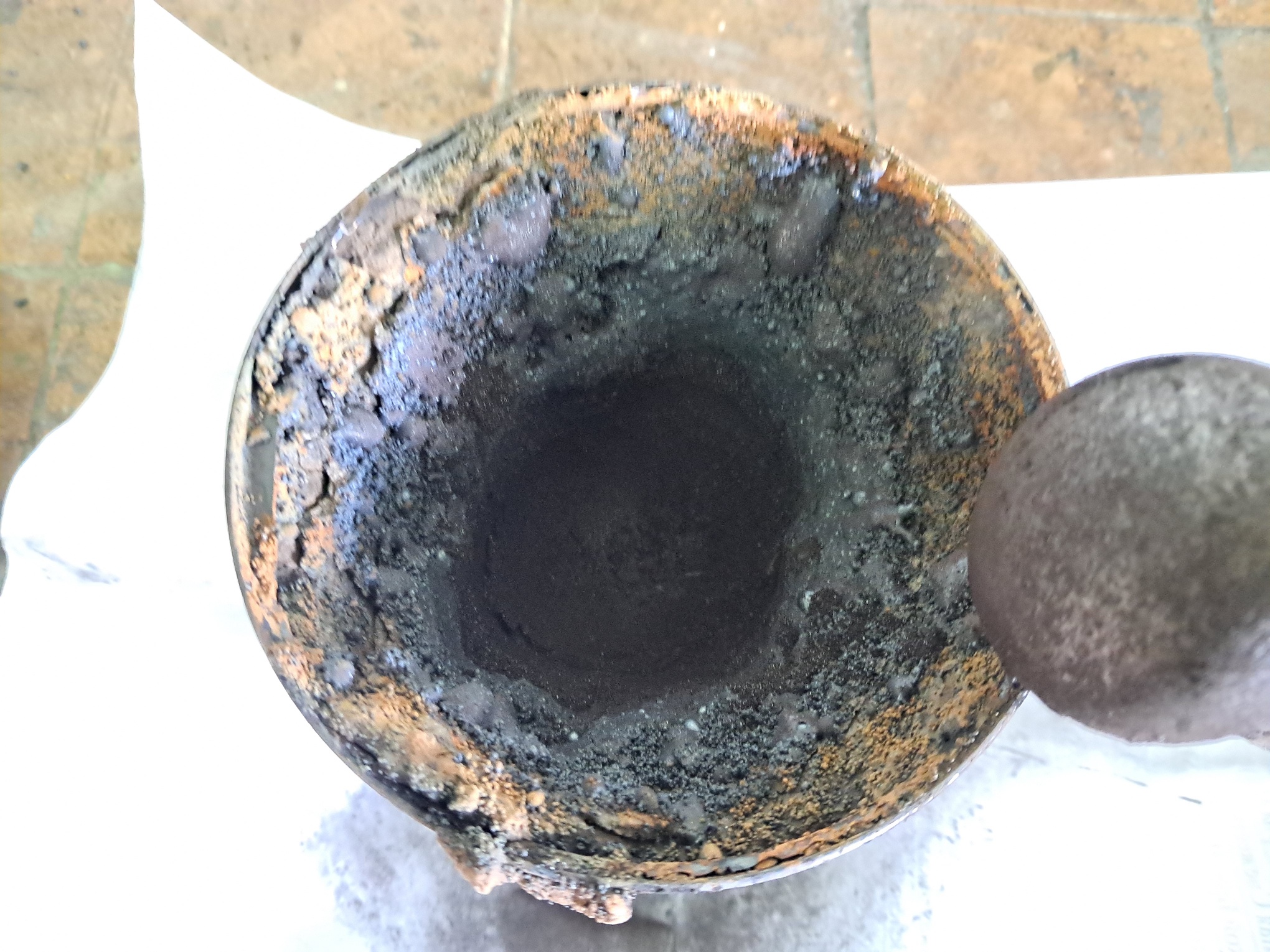 Combustion of Thermite: Iron(II, III) Oxide/Aluminum (Fe3O4/Al)