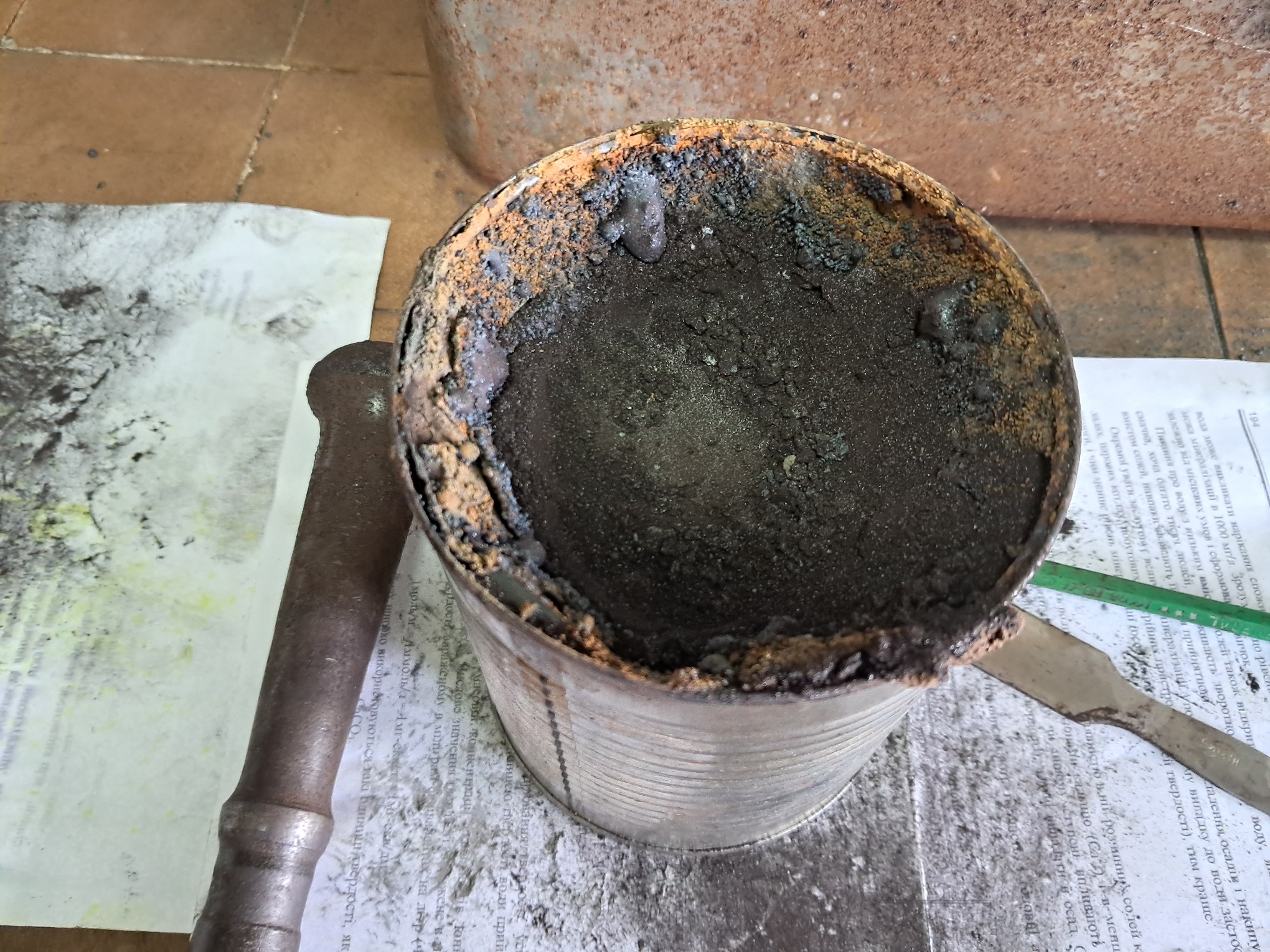 Combustion of Thermite: Iron(II, III) Oxide/Aluminum (Fe3O4/Al)