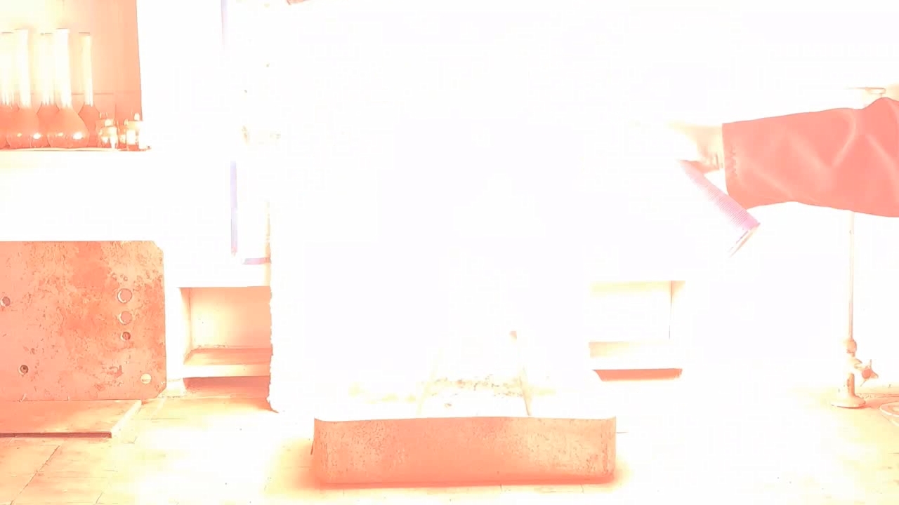 Combustion of Thermite: Iron(II, III) Oxide/Aluminum (Fe3O4/Al)