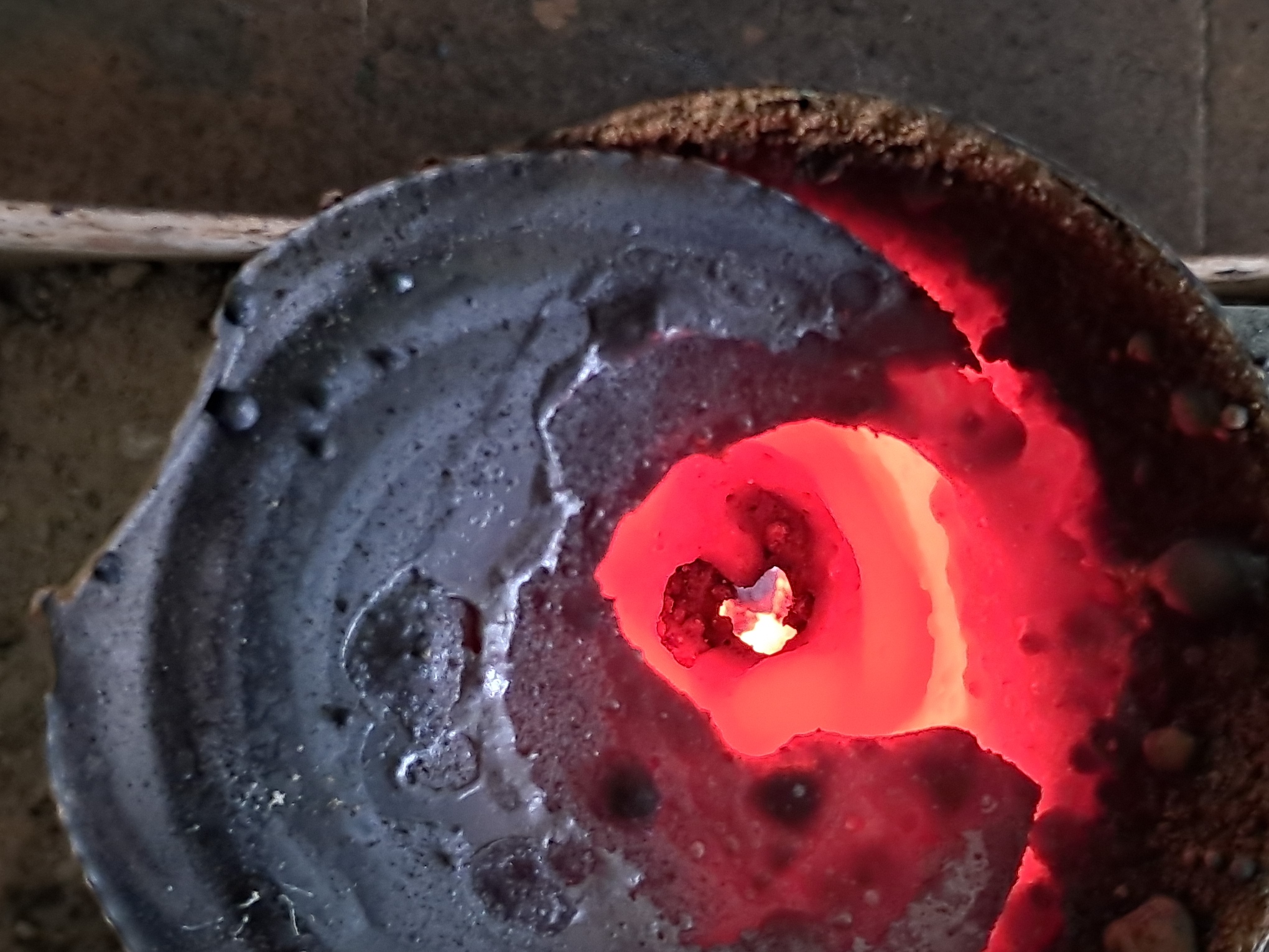 Combustion of Thermite: Iron(II, III) Oxide/Aluminum (Fe3O4/Al)