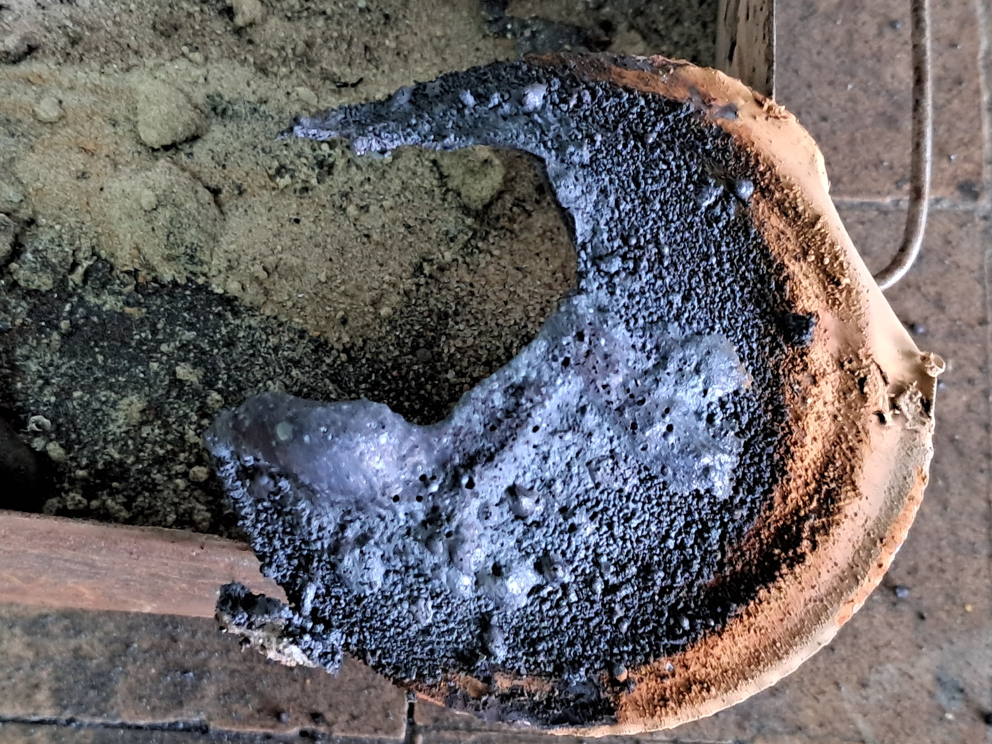 Combustion of Thermite: Iron(II, III) Oxide/Aluminum (Fe3O4/Al)